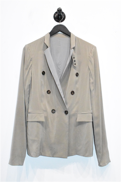 Pewter Brunello Cucinelli Blazer, size 8