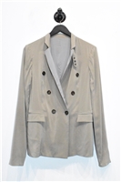 Pewter Brunello Cucinelli Blazer, size 8