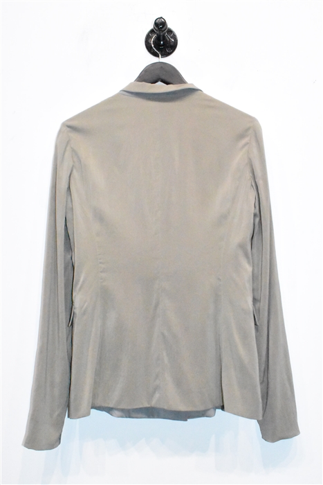 Pewter Brunello Cucinelli Blazer, size 8