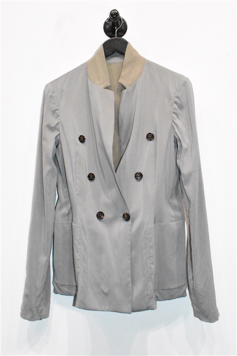 Pewter Brunello Cucinelli Blazer, size 8