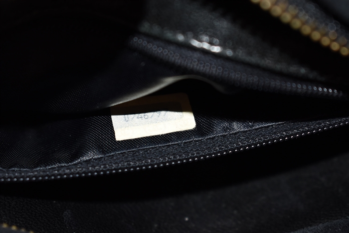 Black Suede Chanel - Vintage Shoulder Bag, size S