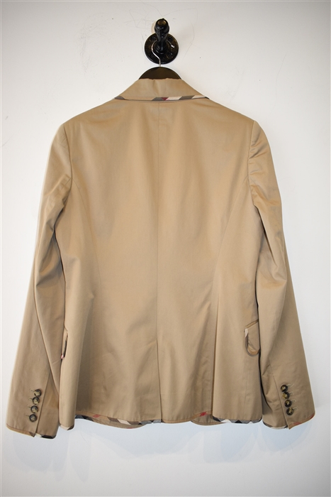Beige Burberry Blazer, size 10