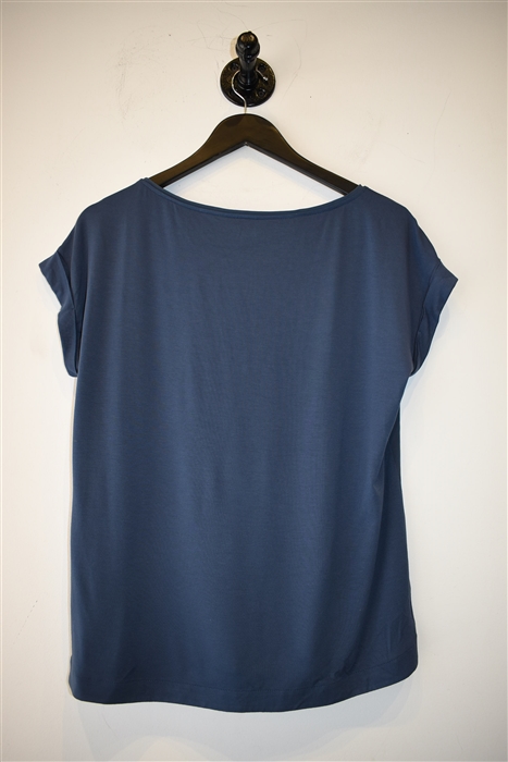 Evening Blue Luisa Cerano Cap-Sleeve, size 8