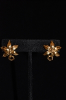 Gold Nina Ricci - Vintage Earrings, size O/S