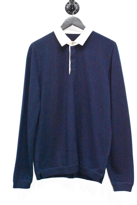 Navy Brunello Cucinelli Rugby Shirt, size L