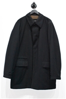 Basic Black Corneliani Coat, size 2XL