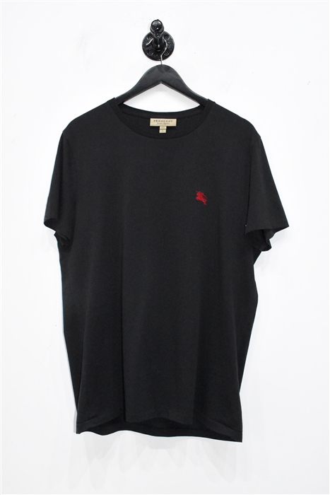 Basic Black Burberry T-Shirt, size L
