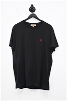 Basic Black Burberry T-Shirt, size L