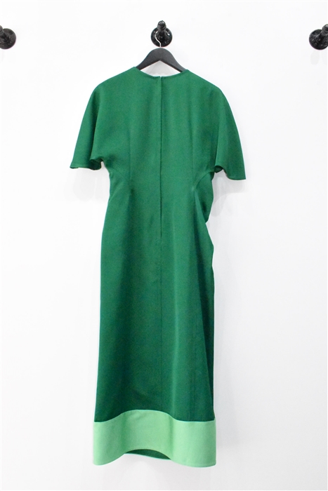 Emerald Rosie Assoulin Midi Dress, size 8