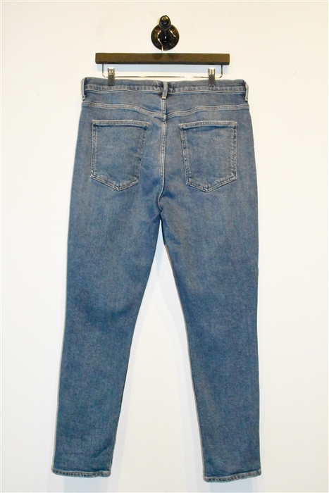 Faded Denim Agolde Slim-leg Jean, size 32