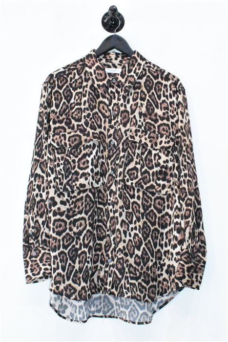 Animal Print Equipment Shirt, size L