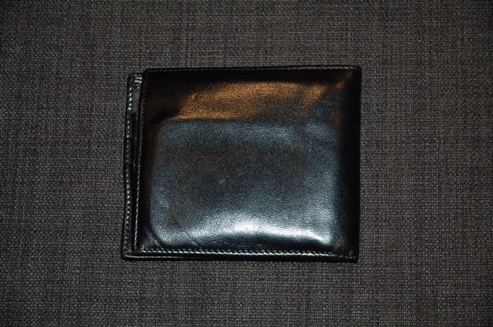 Black Leather Gucci Wallet, size O/S