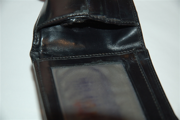 Black Leather Gucci Wallet, size O/S