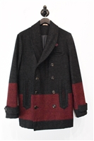 Gray & Red Oliver Spencer Coat, size M