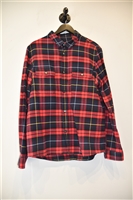 Plaid A.P.C. Button Shirt, size L
