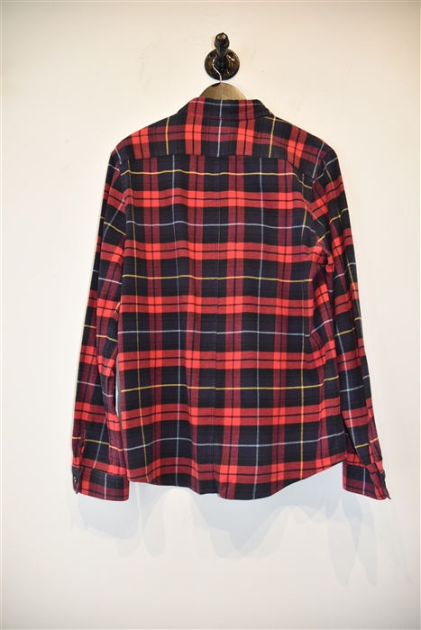 Plaid A.P.C. Button Shirt, size L