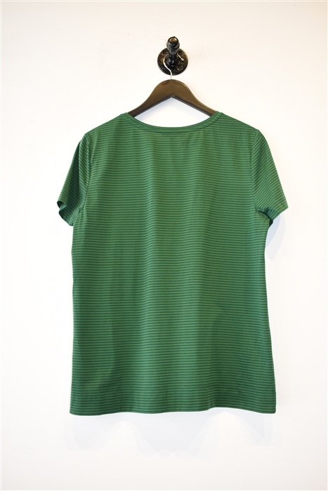 Striped Lafayette 148 T-Shirt, size L