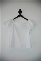 Soft White Alice + Olivia Off-Shoulder Top, size XS