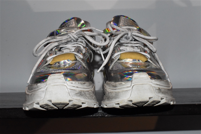 Silver Maison Margiela Sneaker, size 9