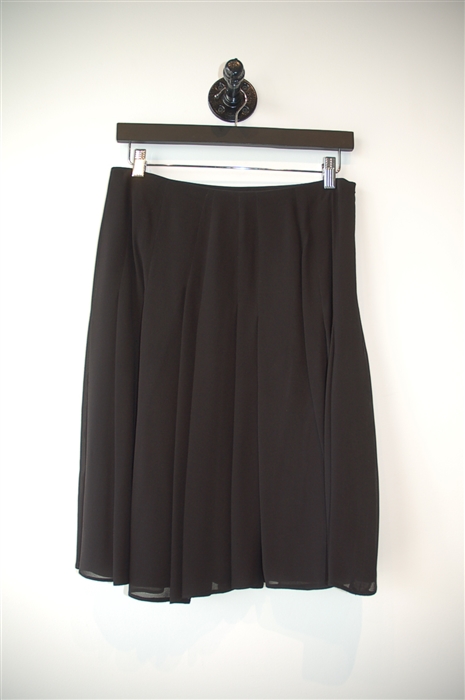 Basic Black Akris A-Line Skirt, size 6