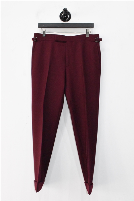 Burgundy Tom Ford Trousers, size 32