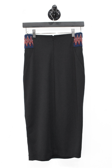 Black Pinko Pencil Skirt, size 6