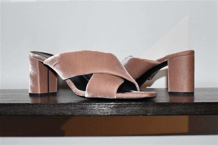 Dark Blush Saint Laurent Mules, size 10