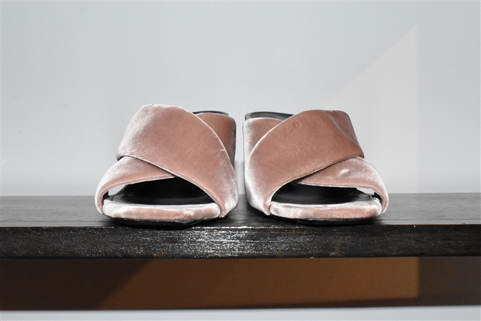 Dark Blush Saint Laurent Mules, size 10