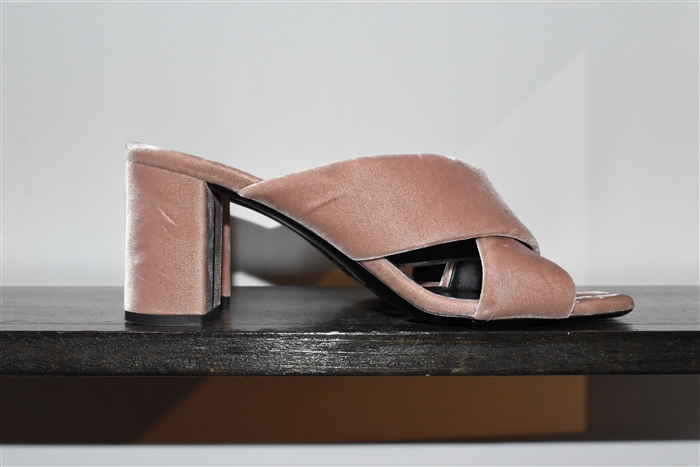 Dark Blush Saint Laurent Mules, size 10