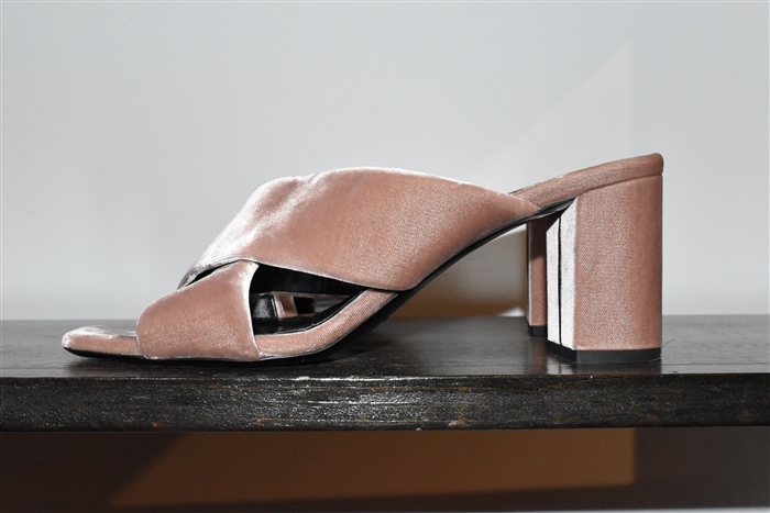 Dark Blush Saint Laurent Mules, size 10