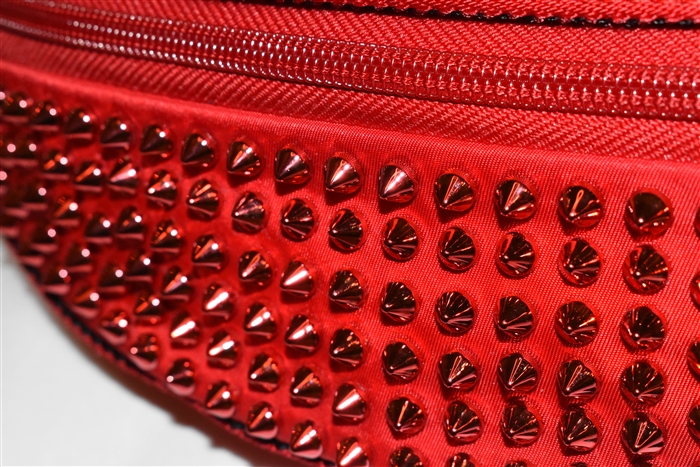 Bright Red Christian Louboutin Belt Bag, size S