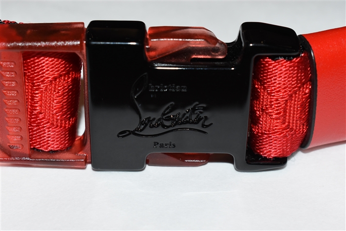 Bright Red Christian Louboutin Belt Bag, size S