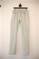 Bleached Blue 7 For All Mankind Jeans, size 30