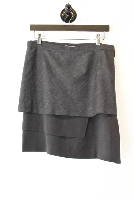 Charcoal Brunello Cucinelli Short Skirt, size 4