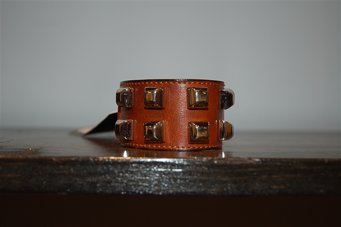 Dark Leather Dolce & Gabbana Bracelet, size O/S