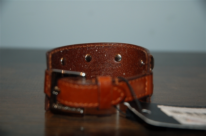 Dark Leather Dolce & Gabbana Bracelet, size O/S