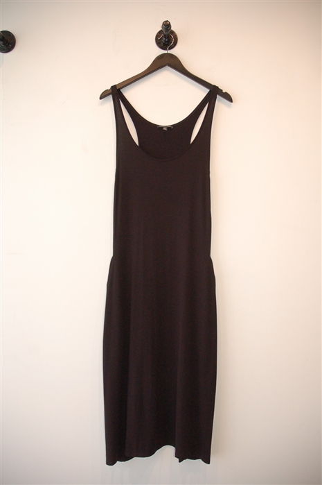 Basic Black Eileen Fisher Midi Dress, size S