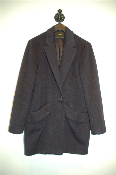 Navy Maje Coat, size M
