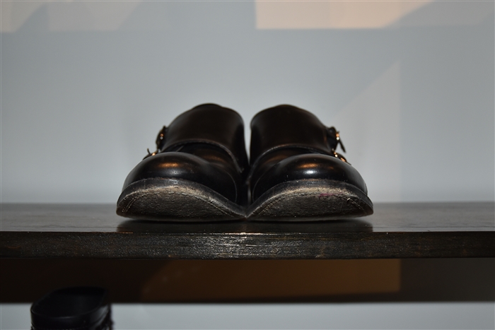 Black Leather Church's Monkstrap, size 10