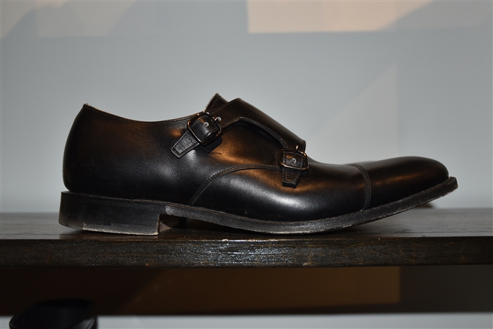 Black Leather Church's Monkstrap, size 10