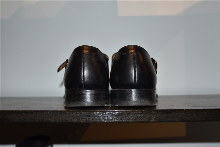 Black Leather Church's Monkstrap, size 10