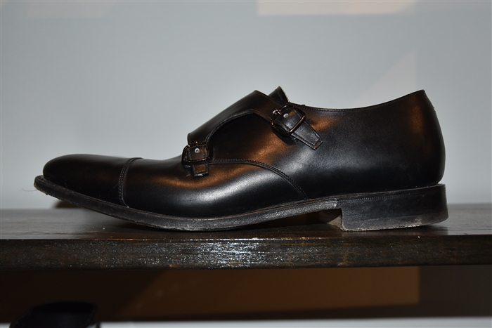 Black Leather Church's Monkstrap, size 10