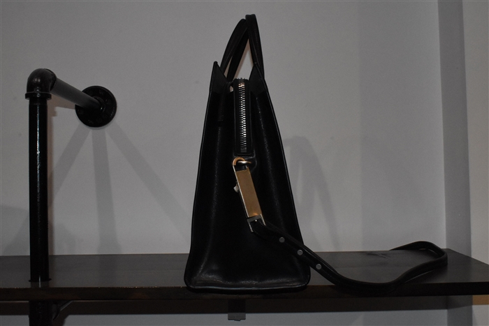 Black Leather Rick Owens Tote, size L