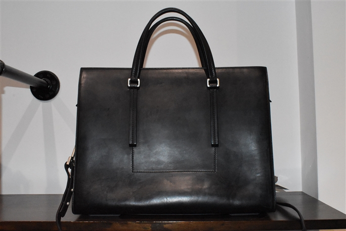 Black Leather Rick Owens Tote, size L