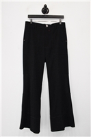 Basic Black High Trousers, size 10
