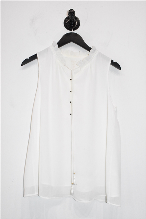 Soft White Marc Cain Sleeveless, size M