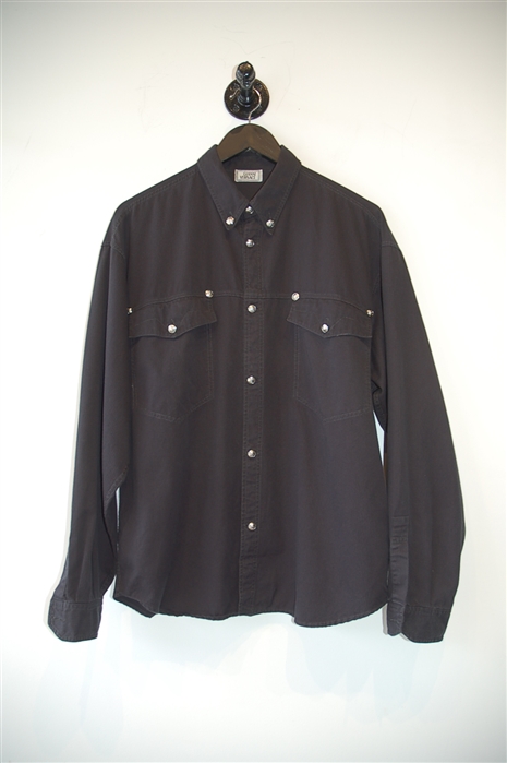 Basic Black Gianni Versace - Vintage Button Shirt, size M