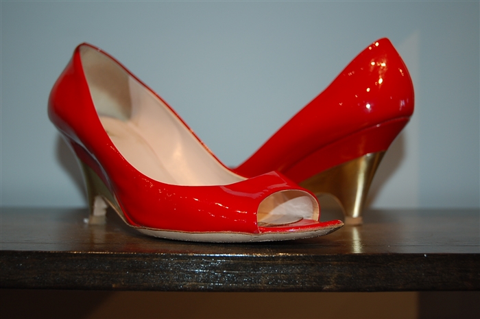 Cherry Miu Miu Sandal, size 7.5