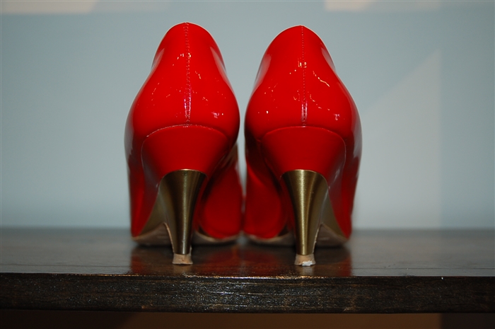 Cherry Miu Miu Sandal, size 7.5