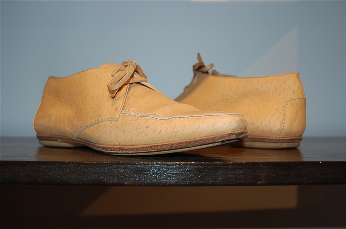 Tan Prada Desert Shoe, size 7.5